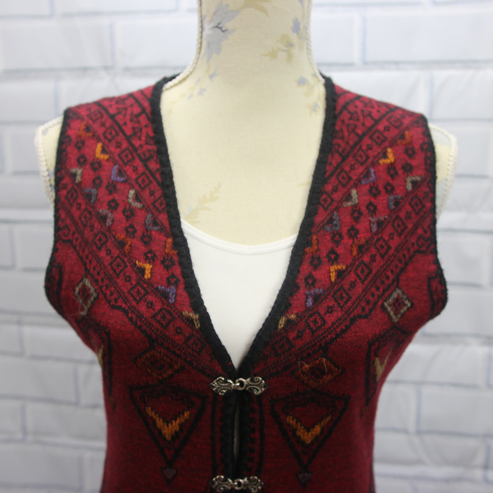 Reversible Knitted Alpaca Vest